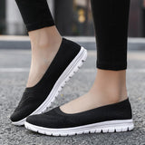 Xajzpa - Women's Shoes Spring Slip-on Flat Shoes for Women Loafers Lightweight Black Sneakers Ballet Flats Shoes Zapatilla Mujer