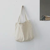 Xajzpa - Fashion Women Canvas Shoulder Shopper Bag Cotton Cloth Large Capacity Students Female Handbags Eco Fabric Tote Shopping Bags