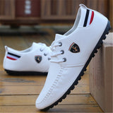 Xajzpa - Hot Sale Leather Men Shoes Casual Comfortable Loafers Moccasins High Quality Shoes Male Lightweight Driving Footwear New