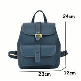 Xajzpa - New Women's Backpack Travel Backpack PU Leather Handbag Schoolbag For Girls Women's Bag Female Shoulder Back Mochila