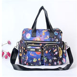 Xajzpa - Ladies Messenger Bag Casual Handbag Shoulder Large Capacity Waterproof Tote Bag Flower Printed Bags Outdoor Picnic Bag For Women