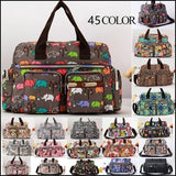 Xajzpa - Ladies Messenger Bag Casual Handbag Shoulder Large Capacity Waterproof Tote Bag Flower Printed Bags Outdoor Picnic Bag For Women