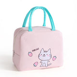 Xajzpa - Portable Lunch Bag New Thermal Insulated Lunch Box Tote Cooler Handbag Bento Pouch Dinner Container School Food Storage Bags