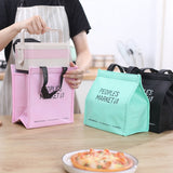 Xajzpa - Lunch Bag Insulated Cold Simplicity Picnic Carry Case Thermal Portable Lunch Box Bento Pouch Lunch Container Food Storage Bags