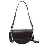 Xajzpa - Vintage Saddle Bag Women Shoulder Bag High Quality PU Leather Handbag Fashion Crossbody Bags Female Pocket Coin Ladies Purse