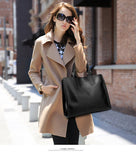 Xajzpa - Vintage Genuine Leather Bags Women Messenger Bags High Quality Oil Wax Female Leather Handbags Ladies Shoulder Bag New C836