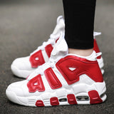 Xajzpa New Men Shoes Casual Sneakers High Top Air Basketball Tennis  Lace-Up Male Student Teens Light Breathable Running Lovers Travel