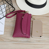 Xajzpa - New Fashion Pu Leather Women Wallet Clutch Women's Purse Best Phone Wallet Female Case Phone Pocket Carteira Femme
