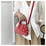 Xajzpa - New Fashion Bandana Crossbody Small Handbags for Women Ladies Cashew Flower Bucket Hats and  Purse Set