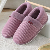 Xajzpa - Winter Slippers for Men Plus Size 47 Suede Gingham Fluffy House Slippers Memory Foam Male Home Slippers Soft Antiskid Hot Sale