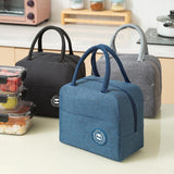 Xajzpa - Portable Lunch Bag New Thermal Insulated Lunch Box Tote Cooler Handbag Bento Pouch Dinner Container School Food Storage Bags