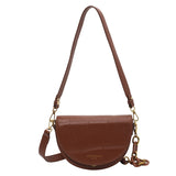 Xajzpa - Vintage Saddle Bag Women Shoulder Bag High Quality PU Leather Handbag Fashion Crossbody Bags Female Pocket Coin Ladies Purse