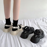 Xajzpa - Fashion 2023 platform sandals women summer shoes buckle Slides casual sandals women's sports shoes summer sandalia mujer