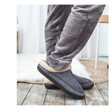 Xajzpa - New Men Slippers Winter Big Size 4950 Comfort Warm Slippers For Male Antiskid Short Plush Home Soft Slippers Slip -On Shoes Men