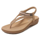Xajzpa - High Quality Vintage Women's Sandals Brand New Casual Comfortable Female Flats Summer Casual Gladiator Shoes