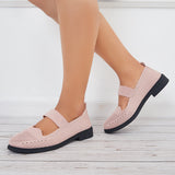Xajzpa - Women Knit Mary Jane Flats Breathable Loafers Comfy Walking Shoes