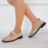 Xajzpa - Women Knit Mary Jane Flats Breathable Loafers Comfy Walking Shoes