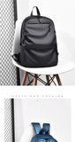 Xajzpa - High Capacity Ultralight Backpack For Men Soft Polyester Fashion School Backpack  Laptop Waterproof Travel Shopping Bags Men's