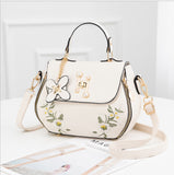 Xajzpa - Fashion Embroidery Female Bag New Handbags Small Bag Sweet Lady Shoulder Bag High Quality PU Leather Messenger Bag