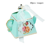 Xajzpa - Wedding Welcome Bags Candy Boxes Teapot Party Favors Wedding Gifts for Guests Baby Shower Birthday Party Packaging Box  Decoration 10Pcs Gift Bags