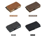 Xajzpa - Minimalist Anti Rfid Blocking Wallet Men&#39;s Money Clip Slim Mini Wallet