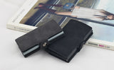 Xajzpa - Minimalist Anti Rfid Blocking Wallet Men&#39;s Money Clip Slim Mini Wallet