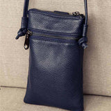Xajzpa - New Arrival Women Shoulder Bag Genuine Leather Softness Small Crossbody Bags For Woman Messenger Bags Mini Clutch Bag