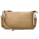 Xajzpa - Women Genuine Leather Day Clutches Candy Color Shoulder Bags Women&#39;s Fashion Crossbody Bags Small Clutch Bags