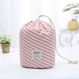 Xajzpa - Cosmetic Bag Hot Sale Fashion Round Waterproof Makeup Bag Travel MakeUp Organizer Female Storage Toiletry Kit Case Lady Box