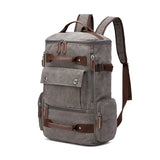 Xajzpa - Men's Backpack Vintage Canvas Backpack School Bag Men's Travel Bags Large Capacity Backpack  Laptop Backpack Bag High Qualit