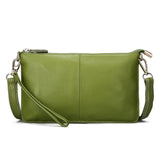 Xajzpa - Women Genuine Leather Day Clutches Candy Color Shoulder Bags Women's Fashion Crossbody Bags Small Clutch Bags