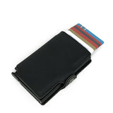 Xajzpa - Minimalist Anti Rfid Blocking Wallet Men&#39;s Money Clip Slim Mini Wallet