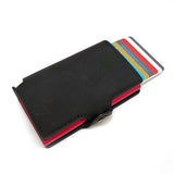 Xajzpa - Minimalist Anti Rfid Blocking Wallet Men&#39;s Money Clip Slim Mini Wallet