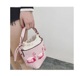 Xajzpa - quality Fashion Designer Fashion Flamingo Bucket bag Women PU Leaather Handbags Female Ladies Shoulder Bags sac a main femme Crossbody Bag