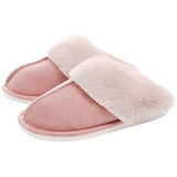 Xajzpa - Men Winter New Cotton Slippers Outdoor Fashion Warm Indoor Bedroom Cotton Plush Shoes Fleece Fluffy Couple Memory