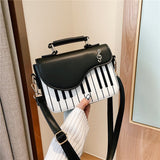Xajzpa - Korean Piano Design Women Shoulder Bags PU Leather Messenger Bag Handbag Fashion Corssbody Bag Pocket Coin Purse Package