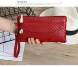 Xajzpa - New Fashion Pu Leather Women Wallet Clutch Women's Purse Best Phone Wallet Female Case Phone Pocket Carteira Femme