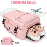 Xajzpa - Travel Backpack Women's Large Capacity Multi-Function Luggage Backpack Lightweight Waterproof Bagpack Travel Bag Dry Wet Pocket