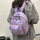 Xajzpa - Japanese Girl Small Backpack Women Vintage Canvas School Backpack Bag for Teens Female Original Niche Ruckpack Ins School Bags