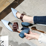 Xajzpa - Women's Simple Buckle Casual Low Heels