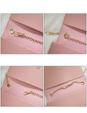 Xajzpa - Fashion Korean Lock Mini Square Bag Women Spring New Embroidered Bag Color Stitching Wild Shoulder Bag Student Mobile Phone Bag