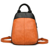 Xajzpa - Genuine Leather backpack Fashion Luxury Women's bag Designer High Quality Female backpacks High Capacity Ladies Travel back pack