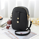 Xajzpa - women mobile phone bag cute mini shoulder bag PU leather small crossbody bag female gifts cash money bag ladies messenger bags