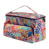 Xajzpa - Storage Bag With Maple Leaves Knitting Tote Bag Orange Square Bag for Thread Wool Yarn Crochet Hooks Knitting Needles