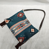 Xajzpa - Retro Canvas Shoulder Bags With Tassel New Pattern National Style Zipper Casual And Fashion Bags