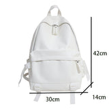 Xajzpa - Large Backpack Women Leather Rucksack Women&#39;s Knapsack Travel Backpacks Shoulder School Bags for Teenage Girls Mochila Back Pack