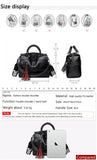 Xajzpa - New Fashion Tassel Women Handbag Leather Women Shoulder Bags Famous Brand Designer Women Bags Ladies Casual Crossbody Bags New