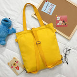 Xajzpa - Canvas Capacity Women Shoulder Bag Zipper Cotton Tote Shopper Bag Pure color Eco Reusable Shopping Bag Handbag Cloth