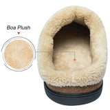 Xajzpa - New Men Slippers Winter Big Size 4950 Comfort Warm Slippers For Male Antiskid Short Plush Home Soft Slippers Slip -On Shoes Men