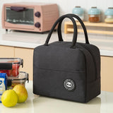 Xajzpa - Portable Lunch Bag New Thermal Insulated Lunch Box Tote Cooler Handbag Bento Pouch Dinner Container School Food Storage Bags